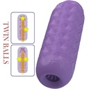 Pretty Love - Masturbatore Maschile Twin Balls Viola