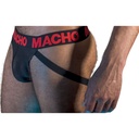 Macho - Mx26x2 Jock Nero/rosso S