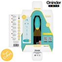 Oninder Cute - Uovo Vibro-rotante in Silicone Con Gemma per Amore E Piacere - App Gratuita in Tutto Il Mondo
