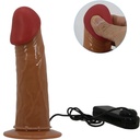 Pretty Love - Starks Imbragatura Slip Dildo Vibrazione Multi-speed 17,5 Cm Marrone Chiaro