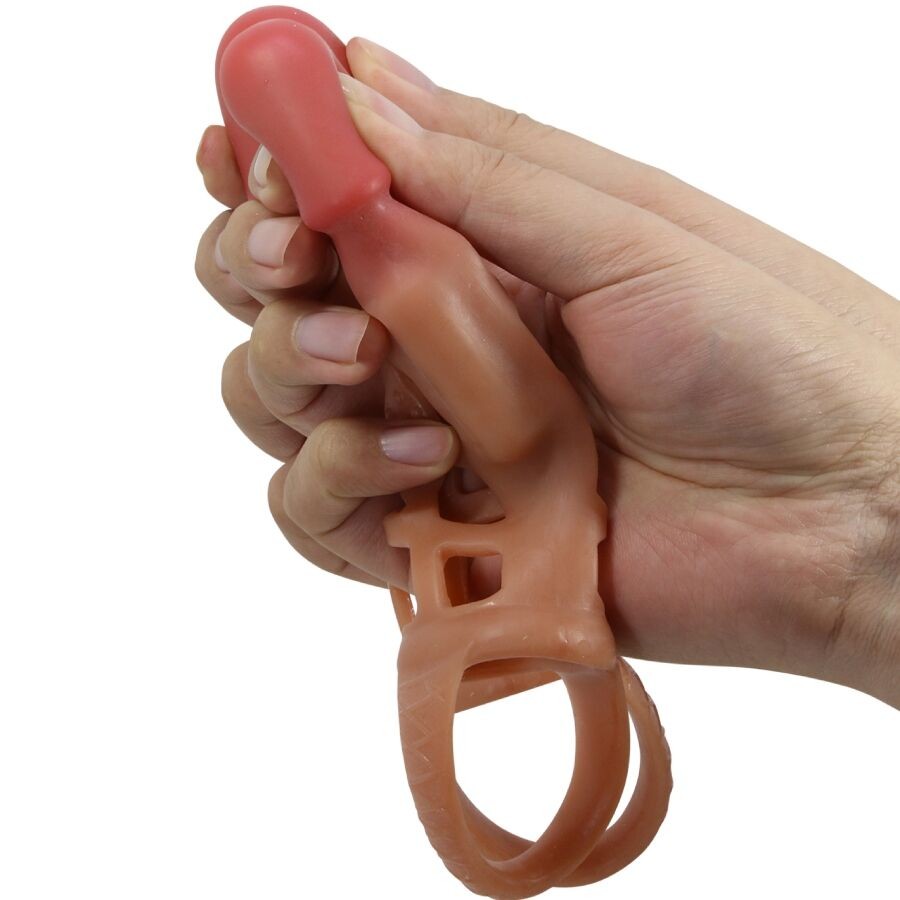 Pretty Love - Preston Vibrante Guaina per Pene 18 Cm