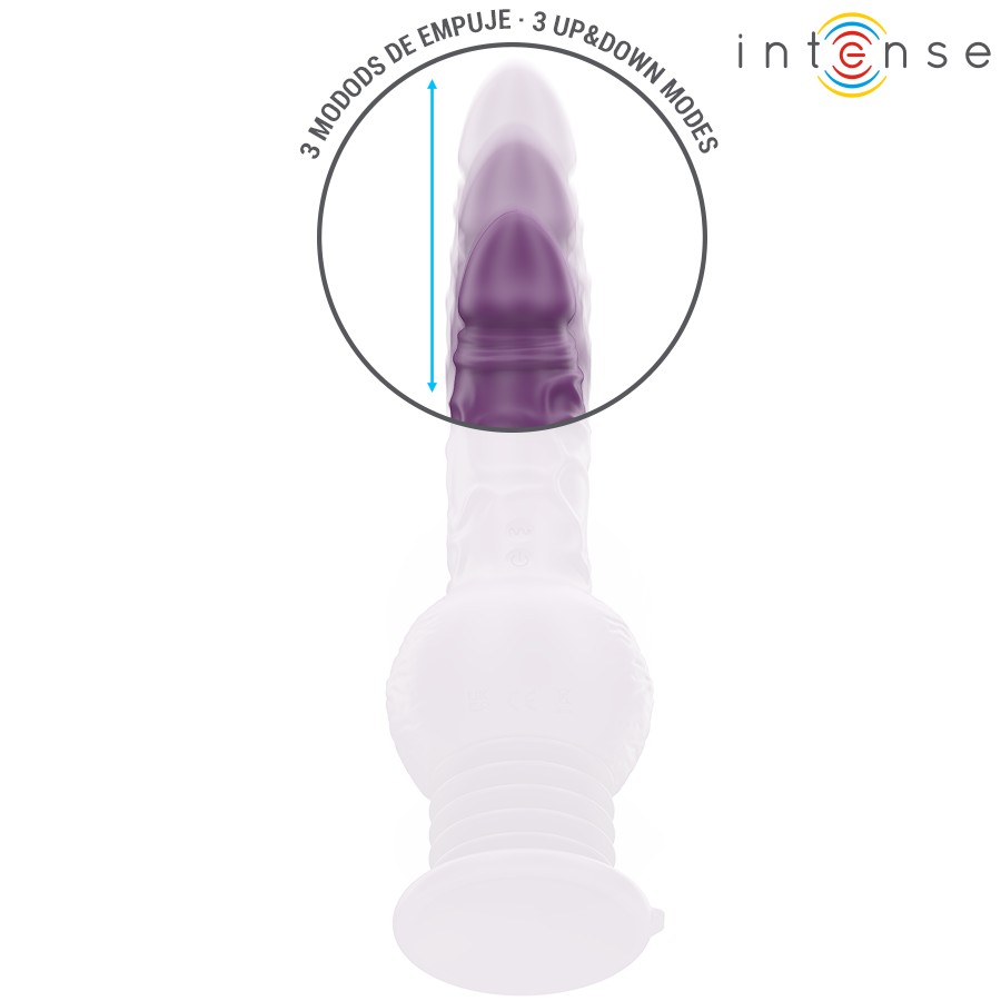 Intense - Tatum Multifunktionsvibrator Mit Auf- Und Abvibration 24 Cm Lila -