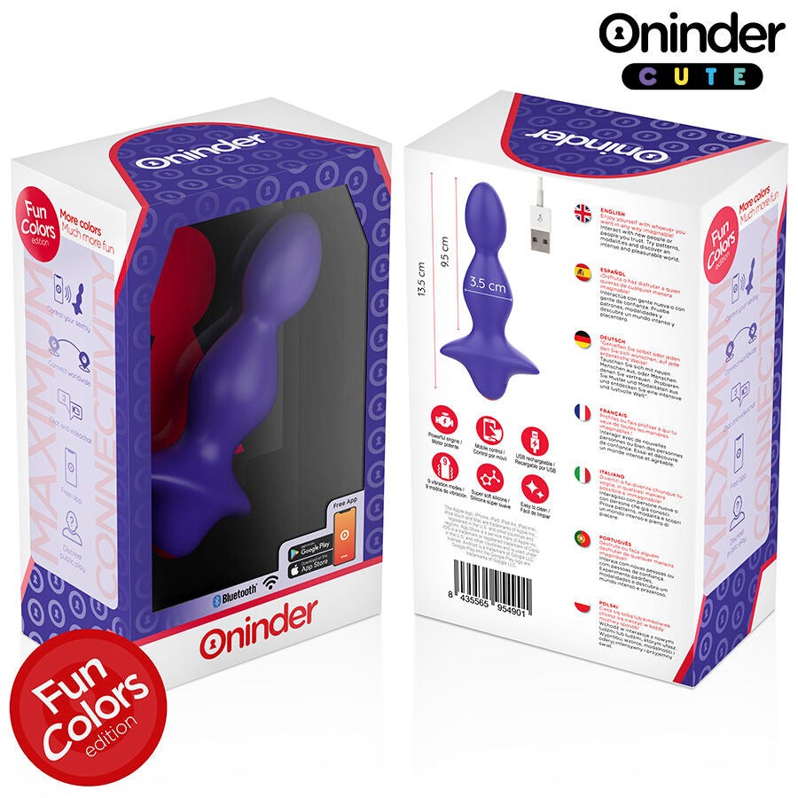 ONINDER CUTE - LOVE BUTT VIBRADOR PLUG ANAL DILATADOR