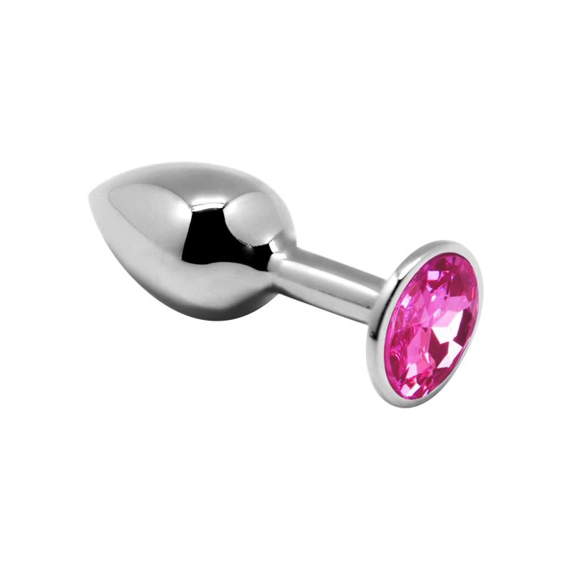  AL. Mini Metal Butt Plug Anal Pleasure Pink M 19151
