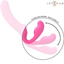 INTENSE - AMY VIBRADOR DOBLE 20 CM ROSA CONTROL REMOTO
