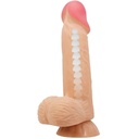 Pretty Love Sliding Skin Series Realistic Dildo with Sliding Skin Suction Cup 20.6 Cm