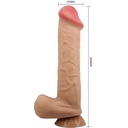Pretty Love Sliding Skin Series Realistic Dildo with Sliding Skin Suction Cup Flesh 26 Cm