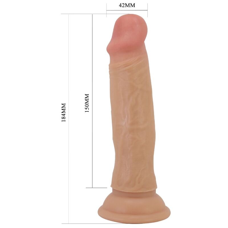 QUENTIN DILDO REALÍSTICO 18 CM NATURAL