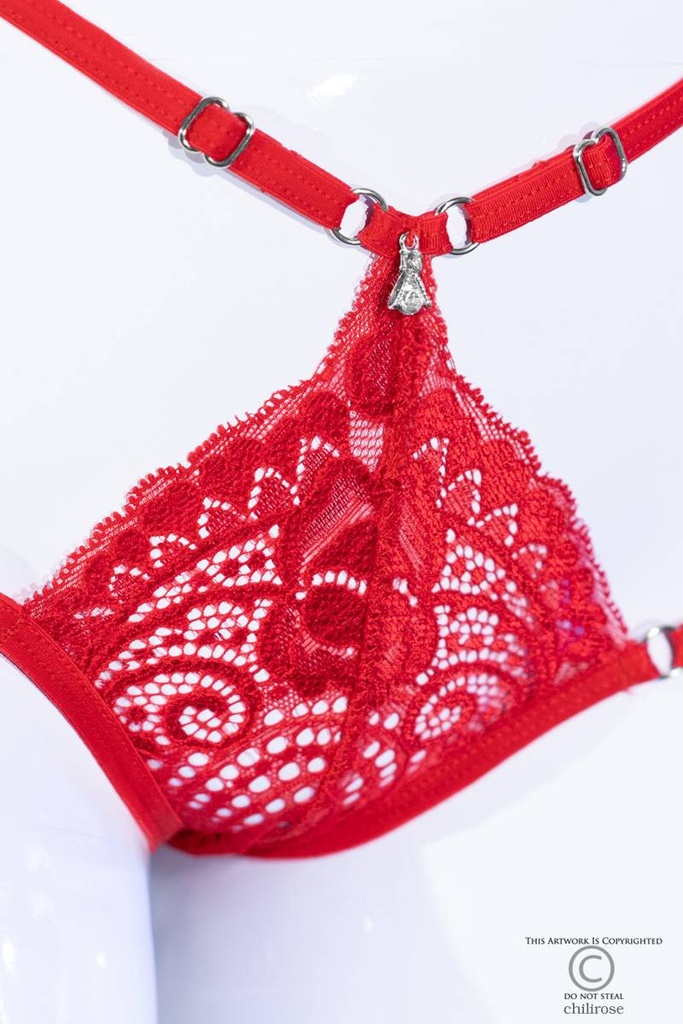 BRAGUITAS AJUSTABLES CR-4387 ROJAS