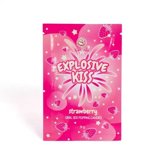 Caramelos Popping Fresa para sexo Oral - Explosión de sabor y sensación