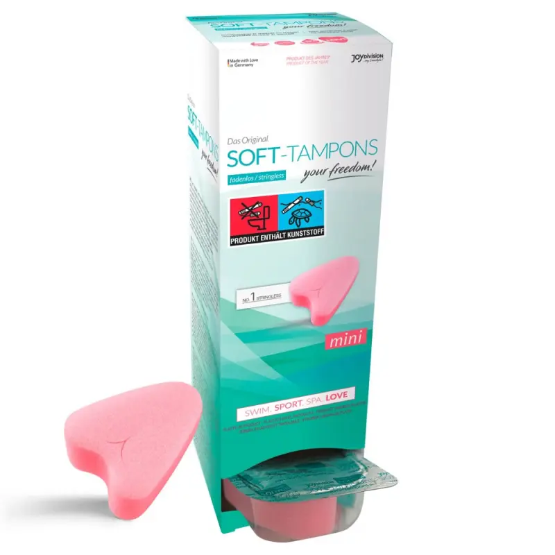 Soft-Tampons Originales Love - Higiene Íntima Cómoda y Segura