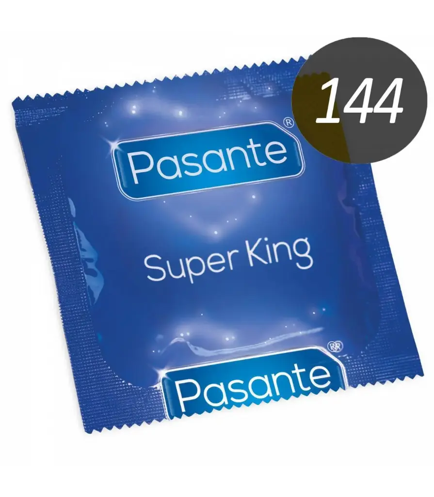 Preservativos Super King XL - Pack 144 Unidades para Máxima Protección