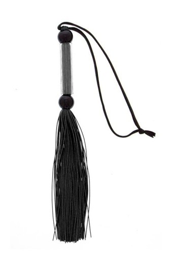 LATIGO GP SILICONE FLOGGER WHIP 25 CM NEGRO