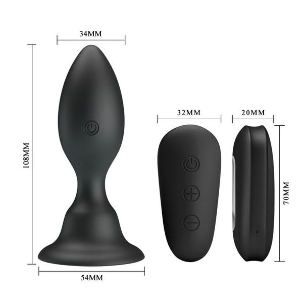 MR. PLAY PLUG ANAL VIBRADOR CON CONTROL REMOTO
