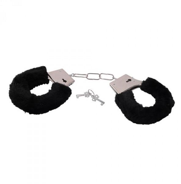 ESPOSAS CON PELUCHE BESTSELLER FURRY HANDCUFFS NEGRAS