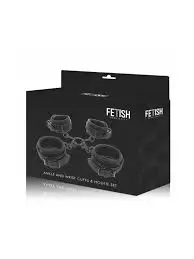 FETISH SUBMISSIVE SET ESPOSAS MANOS Y TOBILLOS