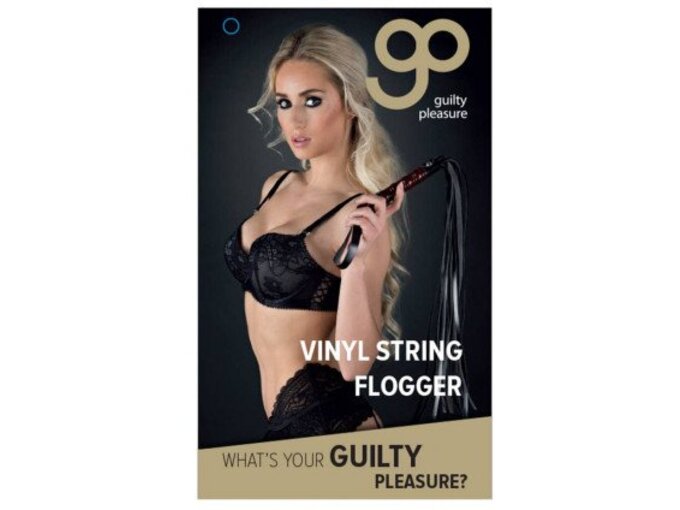 LATIGO GP VINYL STRING FLOGGER NEGRO 62 CM