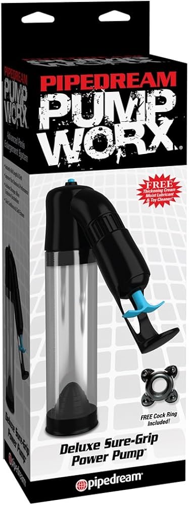 Succionador Deluxe Sure-Grip Negro - Potente y Ergonómico para Placer Máximo