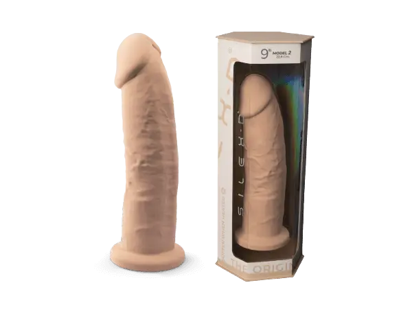 Dildo termoreactivo 9" modelo 2  