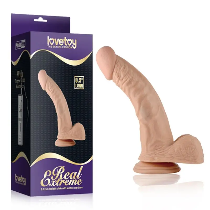 LOVETOY DILDO REAL EXTREME 8.5" NATURAL