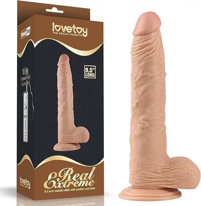 LOVETOY DILDO REAL EXTREME 9.5" NATURAL