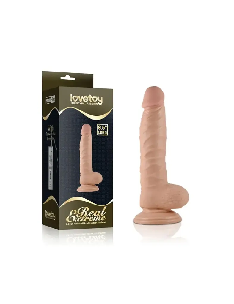 Dildo Realista 8.5" Lovetoy Extreme - Natural y Placer Auténtico