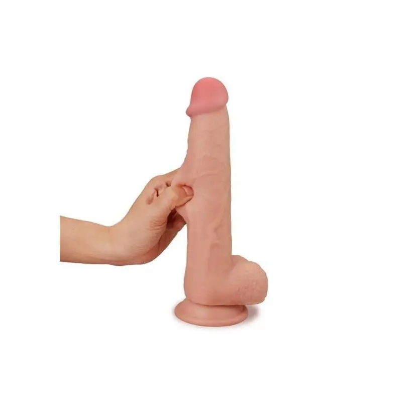 Dildo Realista 9" Lovetoy Sliding - Juguete Sexual Naturalista para Adultos