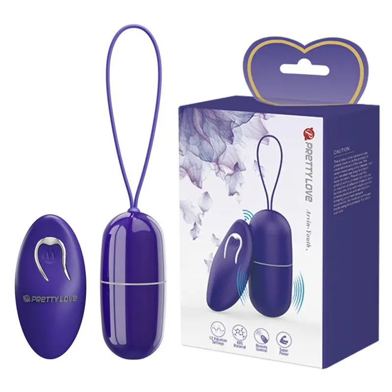 PRETTY LOVE - ARVIN YOUTH HUEVO VIBRADOR CONTROL REMOTO VIOLETA