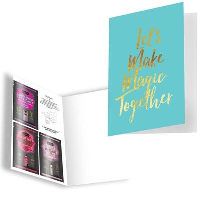 Tarjeta let´s make magic together 