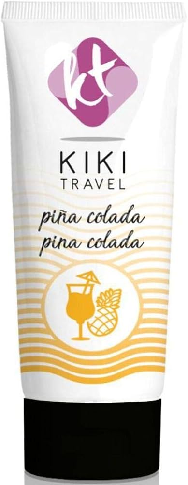 Lubricante Comestible PIÑA COLADA 50ml - KIKÍ Travel Sensualidad