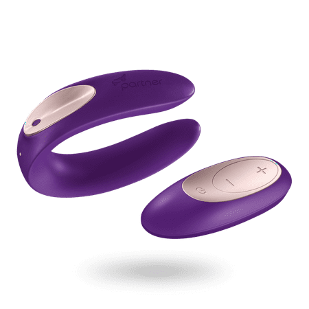 PARTNER SATISFYER PLUS CON CONTROL REMOTO COLOR PÚRPURA