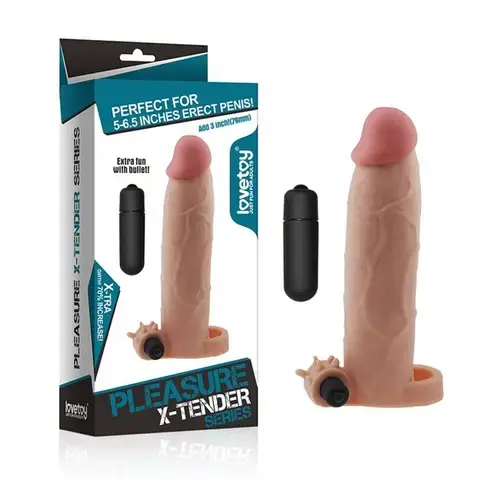 PLEASURE X-TENDER VIBRATING PENIS SLEEVE #6