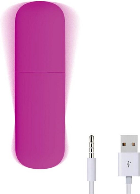 Vibrador 4Fun USB Impermeable con 4 Fundas de Silicona para Placer Seguro