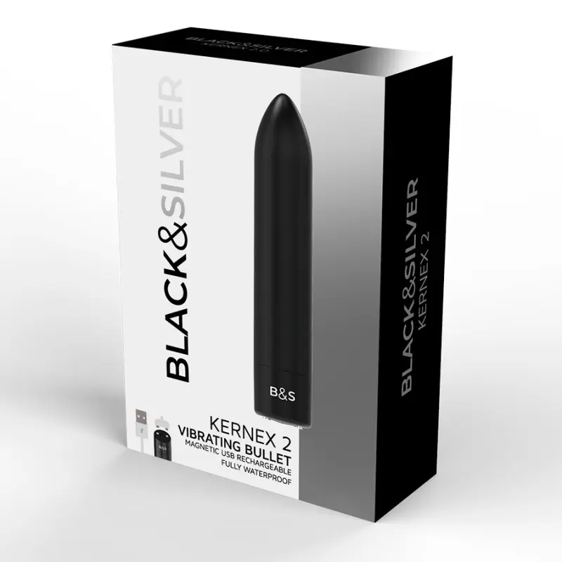 Vibrador Bala Negro Kernex 2 - Potente y Discreto para Placer Intenso
