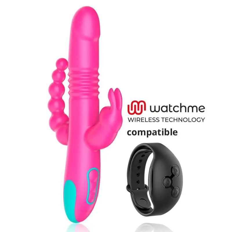 HAPPY LOKY DONALD TRIPLE ESTIMULACIÓN: ANAL, PUNTO G CLÍTORIS COMPATIBLE CON WATCHME WIRELESS TECHNOLOGY
