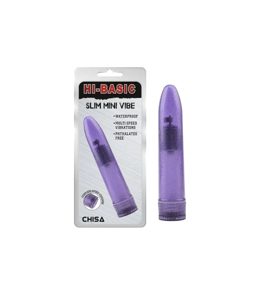 Mini Vibrador Púrpura Smin - Discreto y Potente para Placer Personal