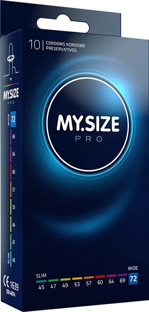 MY SIZE 72 - Condones Extra Grandes para Máximo Confort y Seguridad