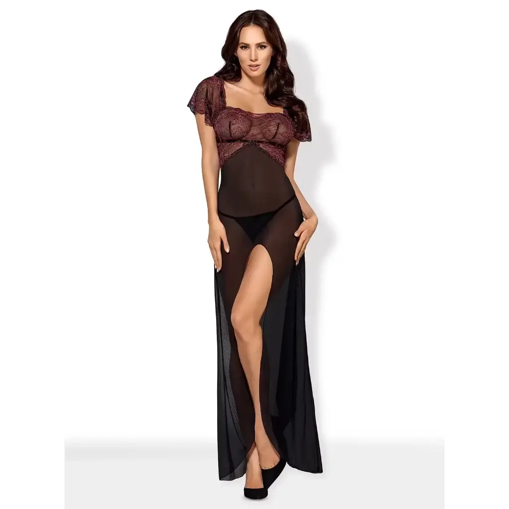 Vestido Largo Sedusia L/XL Obsessive - Elegancia y Sensualidad