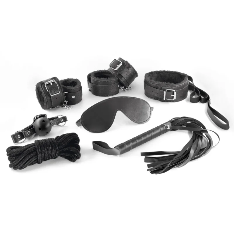 Set de Bondage Erótico de 8 Piezas - Juguetes Sensuales para Adultos