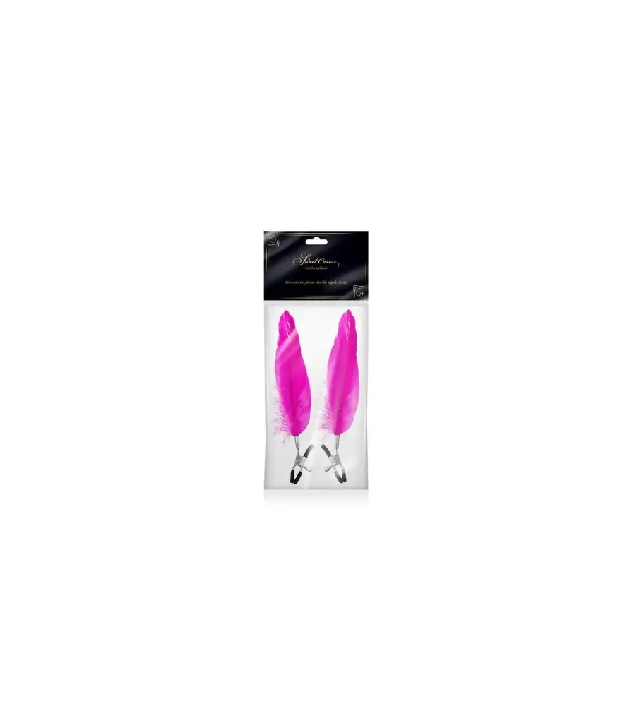 Pinzas Regulables con Pluma Fucsia - Herramienta Versátil y Colorida