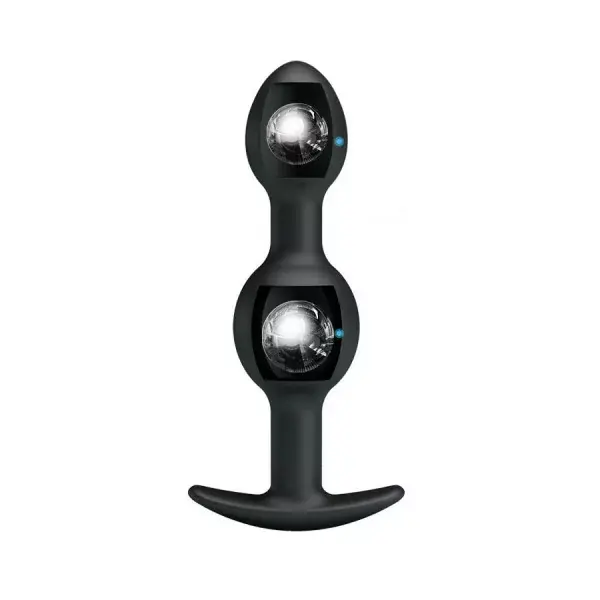 Bolas Anales de Silicona Pretty Love 12.5 cm - Negro Sensual y Suave