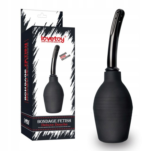 Deluxe Black Douche for Bondage & Fetish Play - Premium Quality