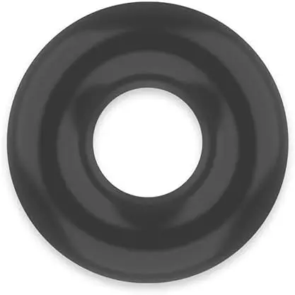 Anillo Pene Flexible y Resistente 4.5cm Negro - Mejora tu Rendimiento