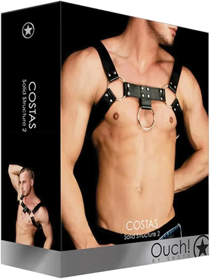Arnés Corporal Erótico Costas 1 OUCH! - Juguete BDSM para Parejas