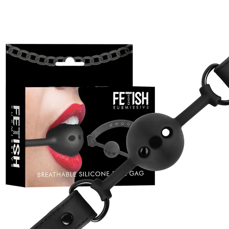 FETISH SUBMISSIVE MORDAZA TRANSPIRABLE
