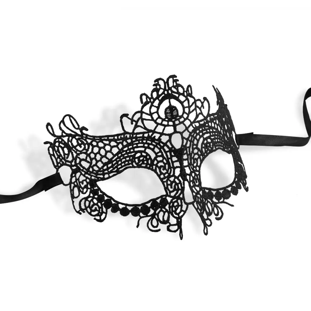 Máscara de encaje Negro sexy - Mystica Crushious sensualidad