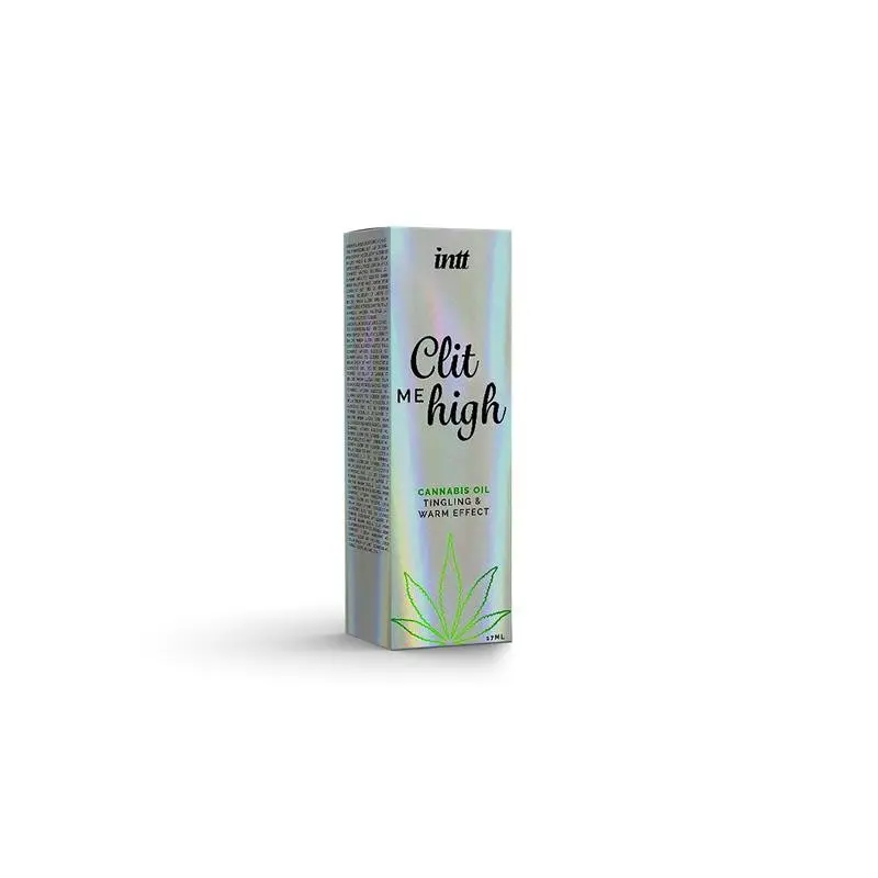 Estimulador de Clítoris Clit Me High Con Aceite de Cannabis INTT