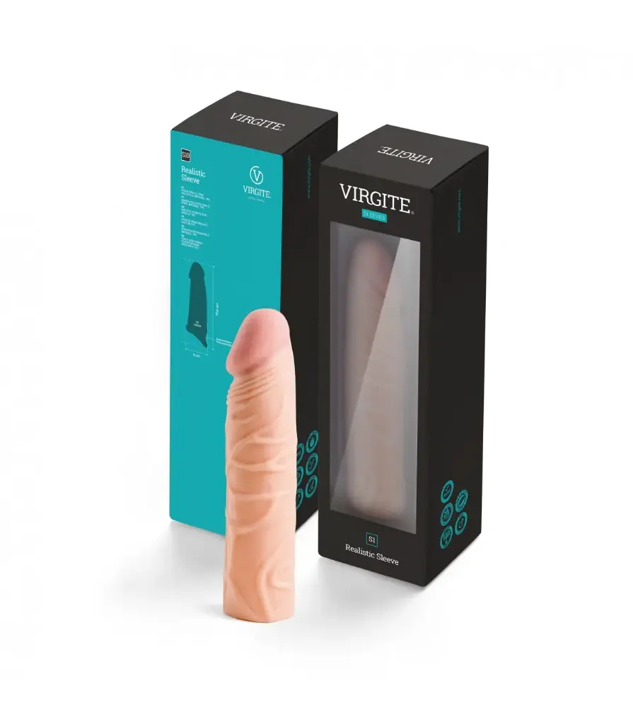 Funda Pene Realista 16.5cm - Extensión Natural para Placer Intenso