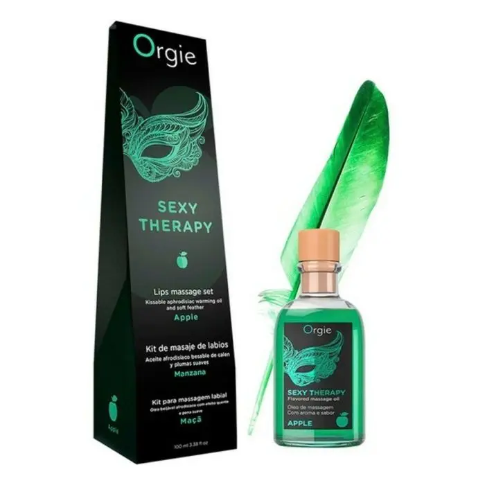 Kit de Masaje Labial ORGIE Sabor Manzana - Sensual y Refrescante