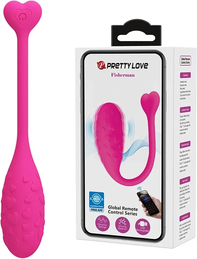 Pretty Love Fhiserman huevo vibrador rosa control app
